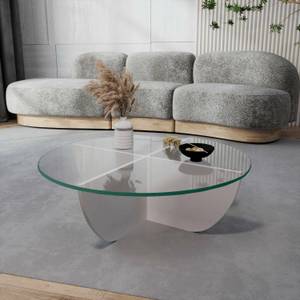 Table basse Phoebe Blanc crème