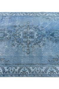 Teppich Ultra Vintage CDXXXVIII Blau - Textil - 140 x 1 x 272 cm