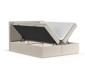 Boxspringbett Spencer mit Bettkasten Beige - Breite: 140 cm