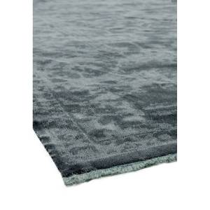 Tapis moderne tissé plat RAYA Anthracite - 200 x 290 cm