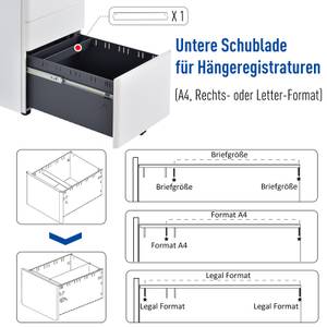 Aktenschrank 924-006WT Weiß