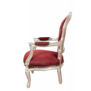 Fauteuil Mini Baroque LOUSI XVI Rouge - 50 x 51 cm