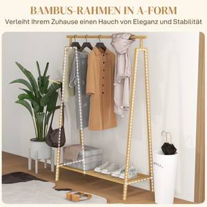 Kleiderständer 850-299V00ND Beige - Bambus - 42 x 152 x 110 cm