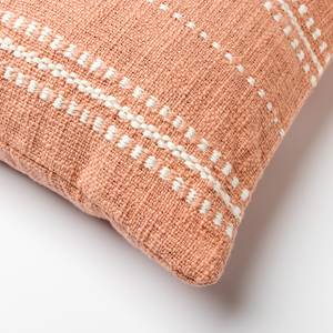 Housse de coussin Riza Rose foncé - Textile - 45 x 45 x 45 cm