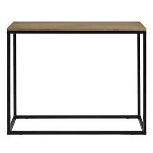 Table console Icub 35x100x82h cm Noir Noir - Bois massif - Bois/Imitation - 100 x 82 x 35 cm