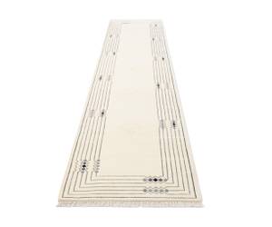 Tapis de passage Darya DCII Beige - Textile - 81 x 1 x 391 cm