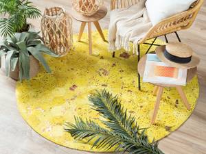 Tapis patchwork ZEYTIN Marron - Doré - Jaune