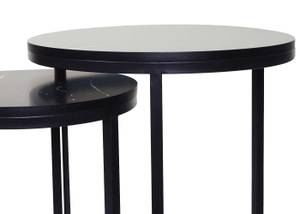 Lot de 2 tables d'appoint K46 Noir