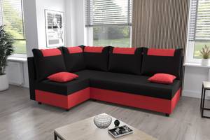 Ecksofa STARI5 Rot - Ecke davorstehend links