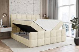 Boxspringbett BRUGO-Z Beige - Breite: 180 cm - H4