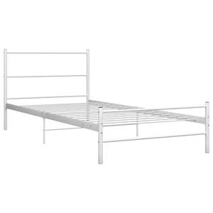 Cadre de lit 299822 Blanc - Largeur : 107 cm