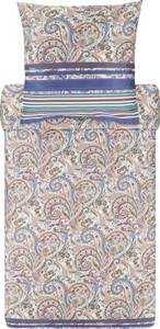 Bettwäsche 206052 2-teilig Blau - Grau - Textil - 135 x 1 x 200 cm