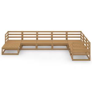 Gartenmöbel-Set 3009815-1 (8-teilig) Braun - Massivholz - Holzart/Dekor - 70 x 67 x 70 cm