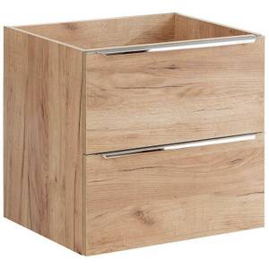 Waschtisch-Unterschrank mit Becken Weiß - Holzwerkstoff - 61 x 75 x 46 cm