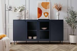 Sideboard Caracas 3530 Blau - Holzwerkstoff - 180 x 90 x 40 cm