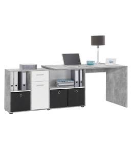 Bureau d'Angle Modulable Lex Blanc