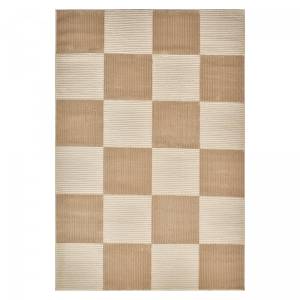 Tapis salon LUNKIN 5 Beige - Matière plastique - 120 x 11 x 160 cm