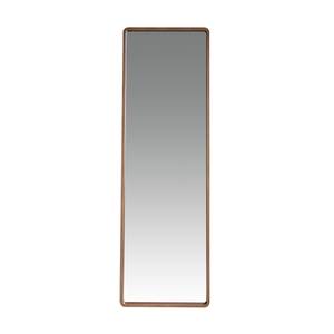 Miroir sur pied avec cadre en bois Marron - Bois/Imitation - En partie en bois massif - 60 x 7 x 190 cm