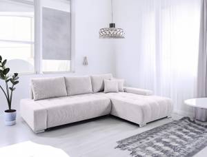 Ecksofa Eckcouch Tragel L Form Sofa Cremeweiß - Ecke davorstehend rechts