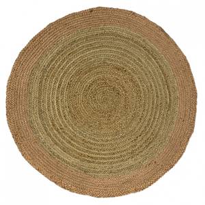 Tapis en jute naturelle beige D120 cm Beige - Fibres naturelles - 120 x 1 x 120 cm