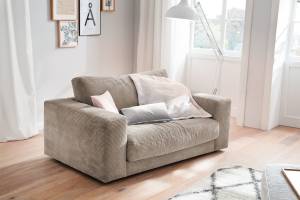 Fauteuil MADELINE Causeuse Cord Taupe