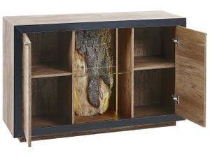 Sideboard MARANA Schwarz - Braun - Holzwerkstoff - 120 x 75 x 42 cm