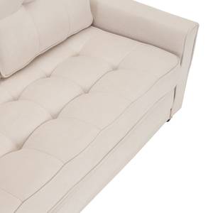 2-Sitzer Sofa Mercury Ⅷ Beige - Holzwerkstoff - Metall - Textil - Holzart/Dekor - Holz teilmassiv - 205 x 86 x 151 cm