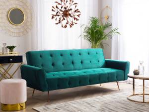 3-Sitzer Sofa SELNES Kupfer - Smaragdgrün - Grün