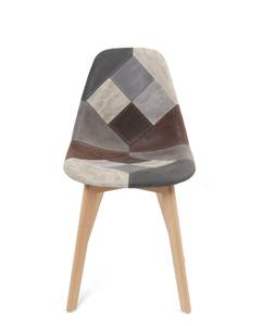 Chaise patchwork NADA (lot de 2) Gris