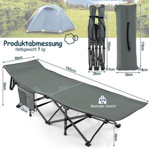 Campingliege NP10890 Grau