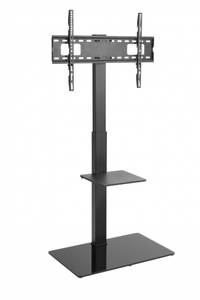 TV-Standfuß LUMLDT03-17FL Schwarz - Metall - 66 x 146 x 40 cm