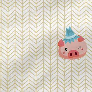 Piggys Drap-housse Textile - 4 x 90 x 200 cm