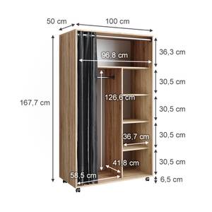 Kleiderschrank Doros 40635 Eiche Sonoma Dekor