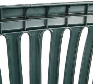 Banc d’extérieur Dcerr Vert - Polyrotin - 55 x 82 x 114 cm