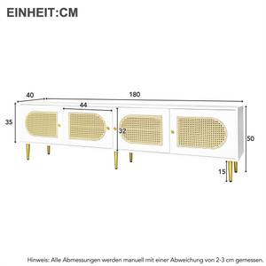 Anrichte Kunststil Ⅳ Weiß - 4 Türen