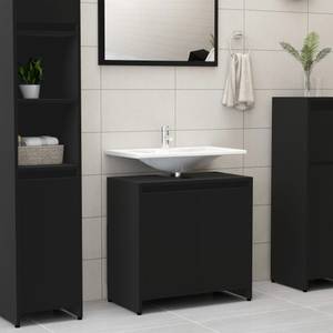 Armoire de salle de bain 3003819 Noir - Bois manufacturé - 60 x 61 x 33 cm