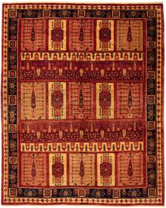 Tapis Kashkuli LVII Rouge - Textile - 169 x 1 x 210 cm