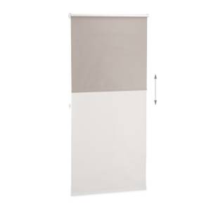 Store Enrouleur occultant marron 90 x 210 cm