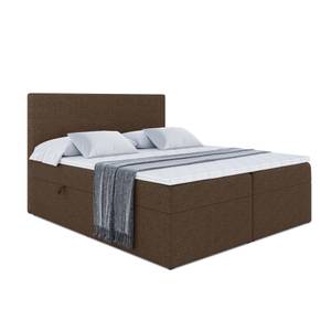 Boxspringbett LUKI Braun - Breite: 140 cm - H3