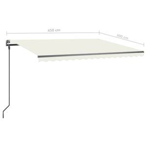 Auvent rétractable 3006680-1 Profondeur : 450 cm