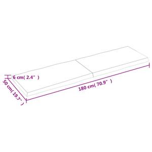 Tischplatte 3028686-9 50 x 6 x 180 cm