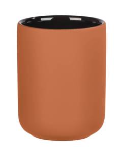 Zahnputzbecher AVELLINO, Keramik, Ø 7 Orange - Keramik - 8 x 10 x 8 cm