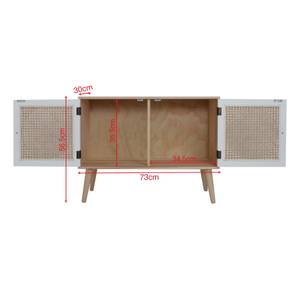 Sideboard Sakura Braun - Holz teilmassiv - 30 x 57 x 73 cm