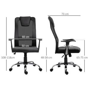 Bürostuhl ergonomisch 921-141BK Schwarz