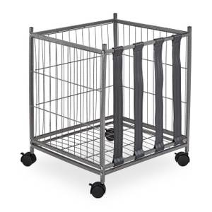 Ballwagen aus Metall Grau - Metall - 50 x 60 x 45 cm