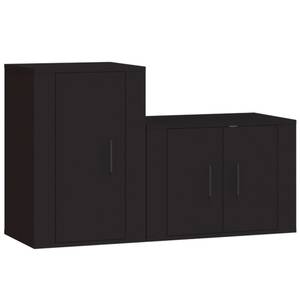 TV-Schrank 2er Set D258 Schwarz