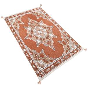 LALITHA tapis enfant bohème Marron - Fibres naturelles - Textile - 100 x 5 x 150 cm