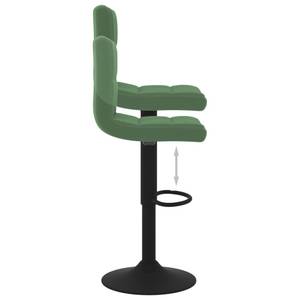 Tabouret de bar 3007103 (lot de 2) Vert - Métal - Textile - 47 x 111 x 40 cm