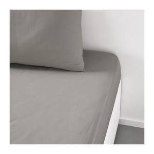 Spannbettlaken 2 Personen uni Essential Beige - 140 x 200 cm