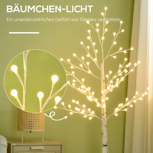 Lichterbaum 830-602V90WT Weiß - Kunststoff - 20 x 150 x 20 cm